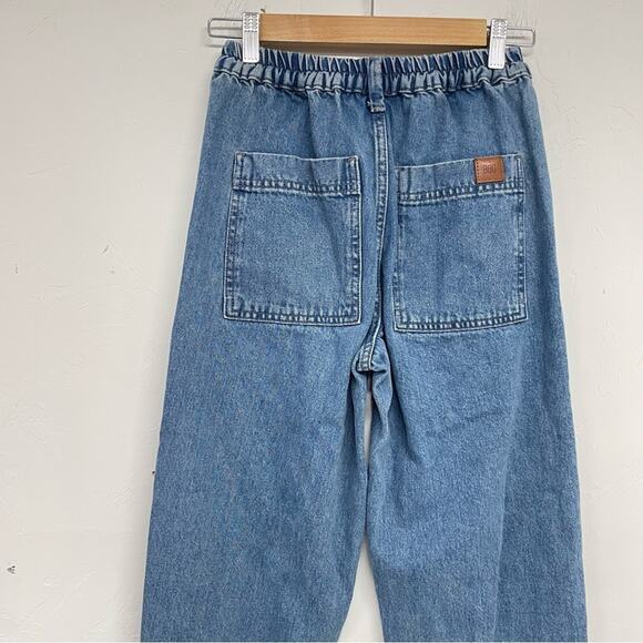 BDG Urban Outfitters 80s Style Jogger Mom Jeans Womens 24 High Rise Blue Denim - Picture 8 of 10